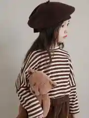 Шоколадный лонгслив детский, в полоску, для девочки и мальчика, кофта детская, свитшот