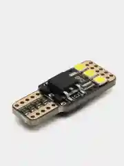 Светодиодные габаритные LED лампы, 2 шт/уп, 12-24V, W5W T10, белый свет