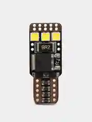 Светодиодные габаритные LED лампы, 2 шт/уп, 12-24V, W5W T10, белый свет