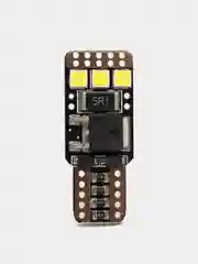 Светодиодные габаритные LED лампы, 2 шт/уп, 12-24V, W5W T10, белый свет