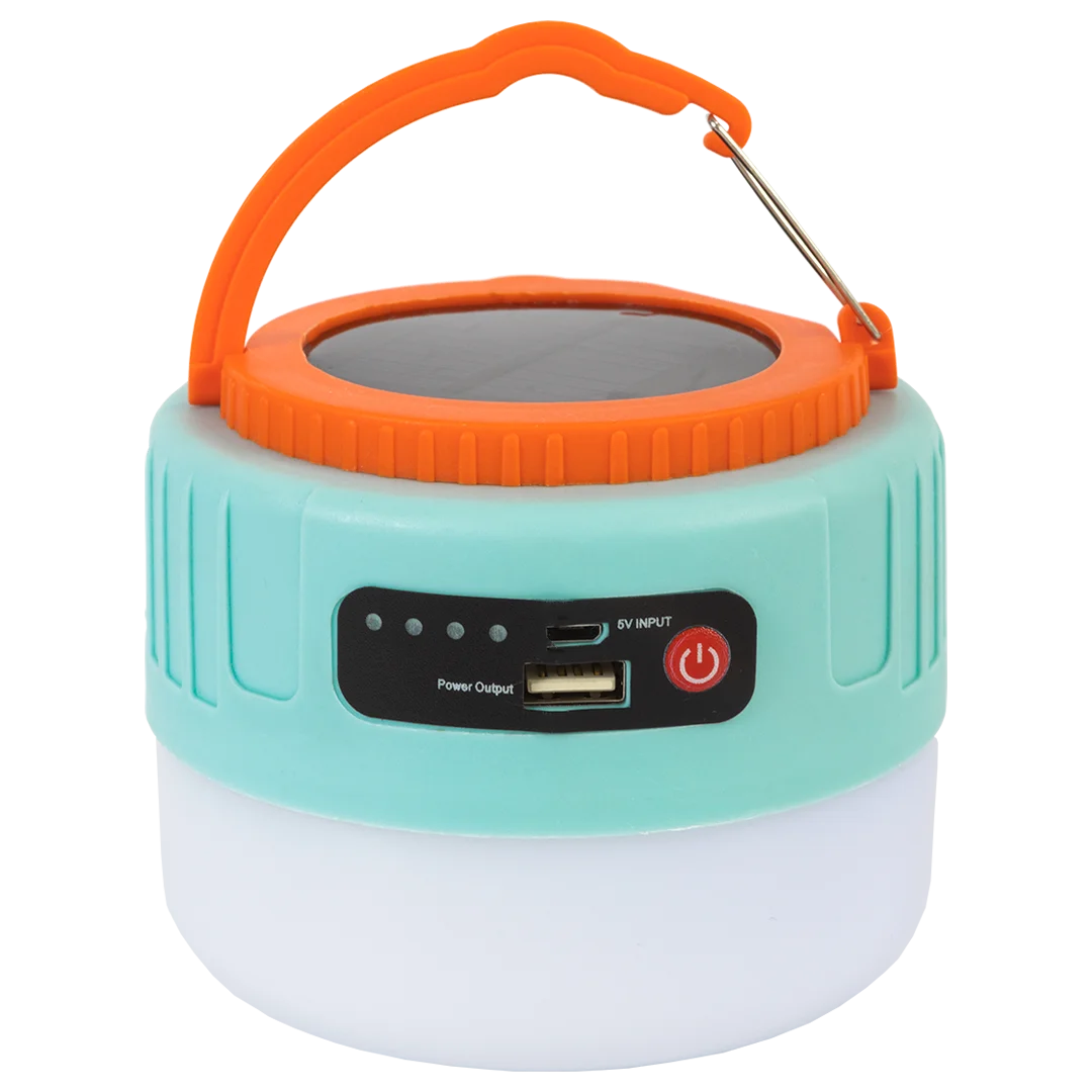 Черный светодиодный кемпинговый аккумуляторный с 3 режимами USB фонарь GLANZEN CFL-0200-T05