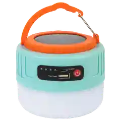 Черный светодиодный кемпинговый аккумуляторный с 3 режимами USB фонарь GLANZEN CFL-0200-T05