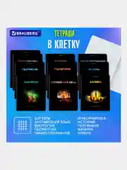 Тетради предметные школьные, в клетку / линейку, Комплект 12 Предметов, Shade, 48л