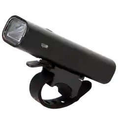 Черный велосипедный аккумуляторный передний фонарь с 4 режимами Glanzen BFL-0800-03-front