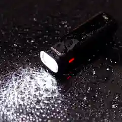 Черный велосипедный аккумуляторный передний фонарь с 4 режимами Glanzen BFL-0800-03-front
