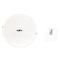 Белый светодиодный светильник ЖКХ c датчиком движения 15 Вт 6500К IP54 GLANZEN RPD-0013-15 круг