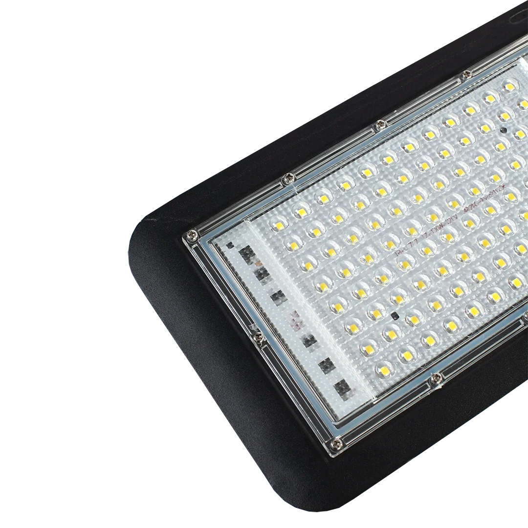 Черный светодиодный уличный консольный светильник GLANZEN 50 Вт IP65 RPD-6500-50-k
