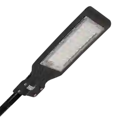 Черный светодиодный уличный консольный светильник GLANZEN 50 Вт IP65 RPD-6500-50-k
