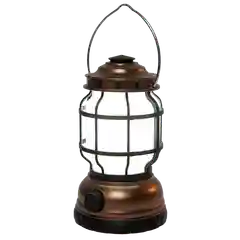 Бронзовый декоративный кемпинговый аккумуляторный USB ретро фонарь Glanzen CFL-0180-2021Н 2 режима