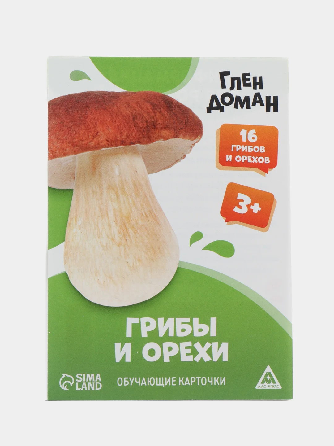 Зеленый развивающие обучающие карточки по методике Г. Домана