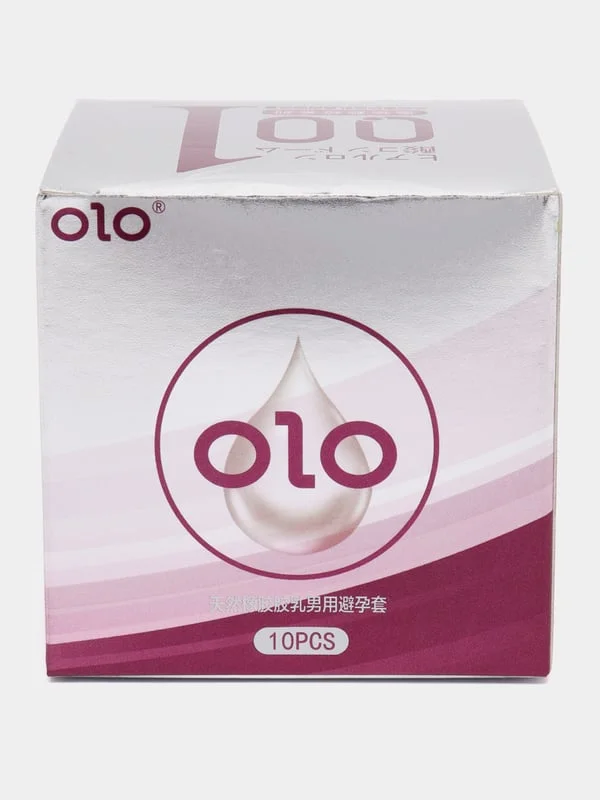 Алый презервативы премиум качества ультратонкие OLO NEO 001, 10 штук