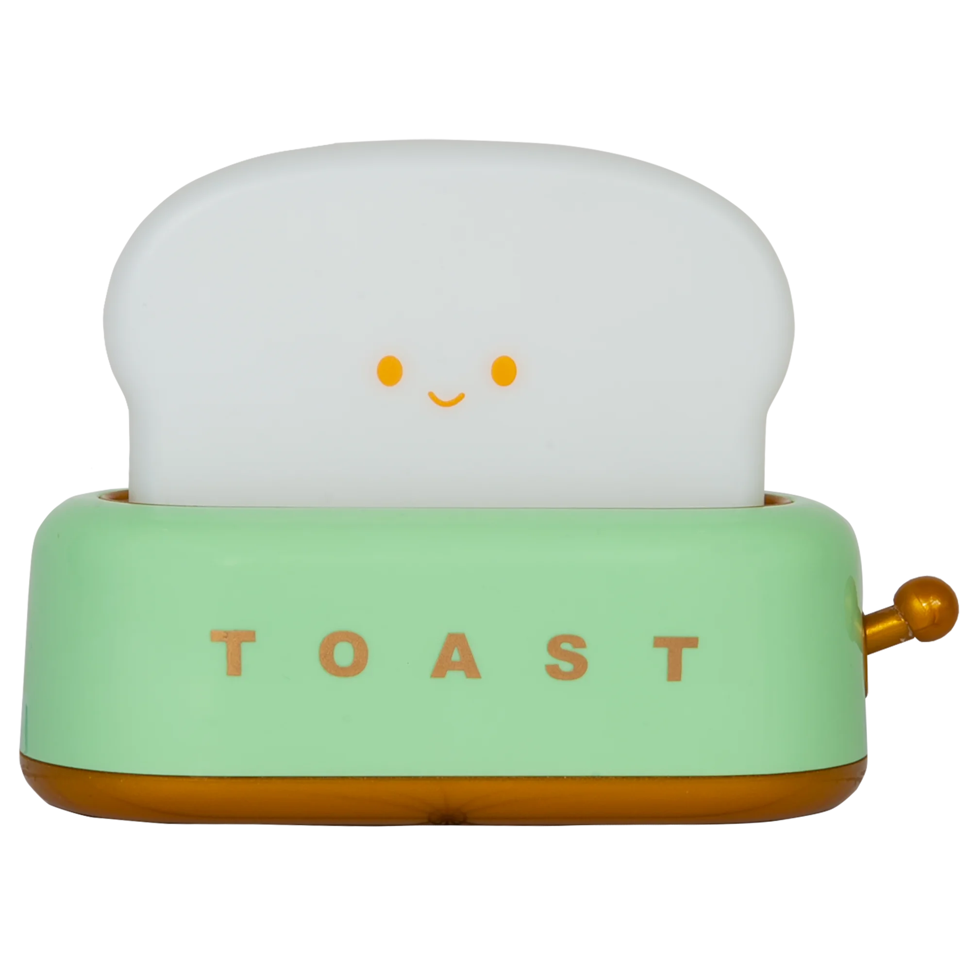 Зеленый светодиодный диммируемый детский ночник тостер GLANZEN RPD-0001-toaster-green
