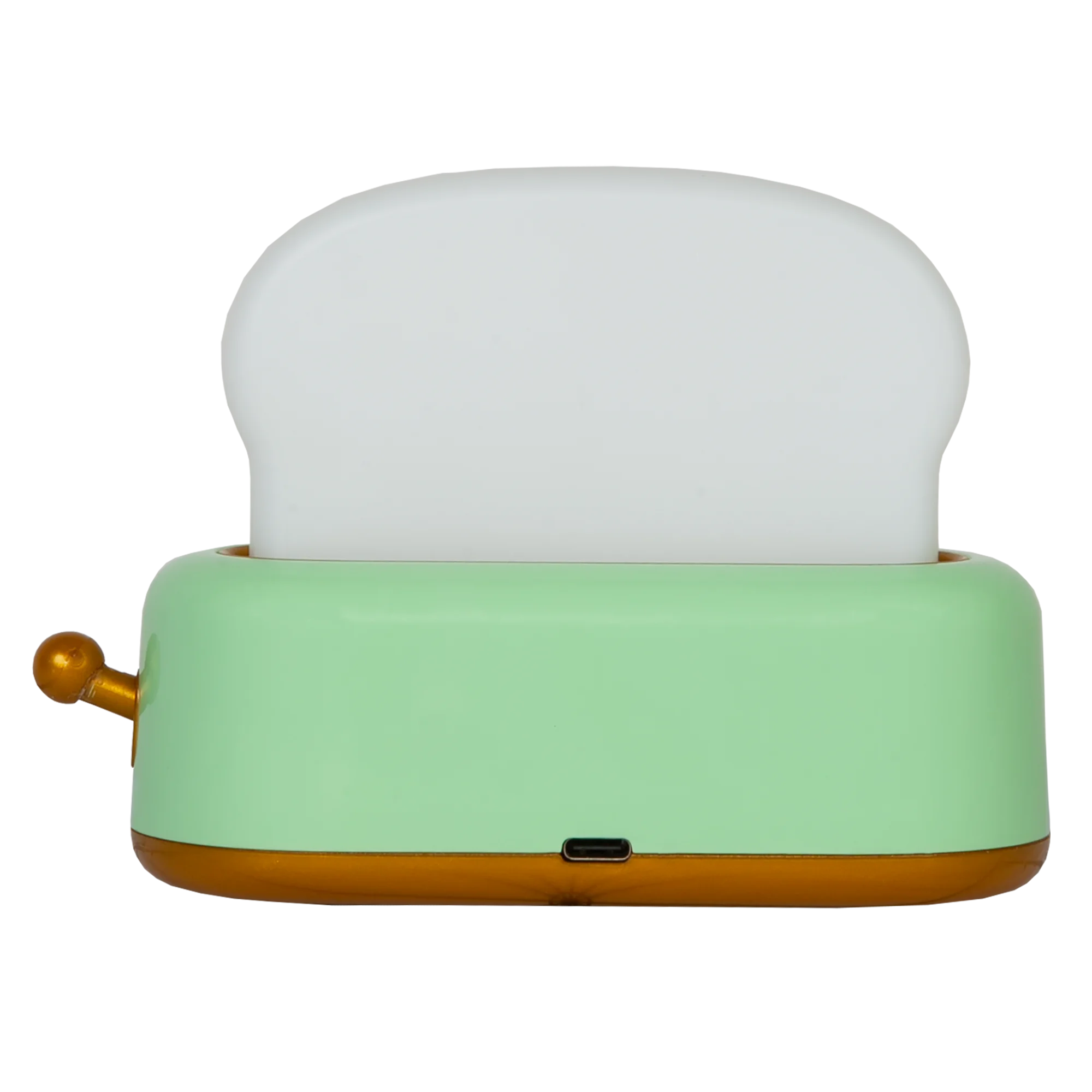 Зеленый светодиодный диммируемый детский ночник тостер GLANZEN RPD-0001-toaster-green