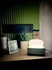 Зеленый светодиодный диммируемый детский ночник тостер GLANZEN RPD-0001-toaster-green