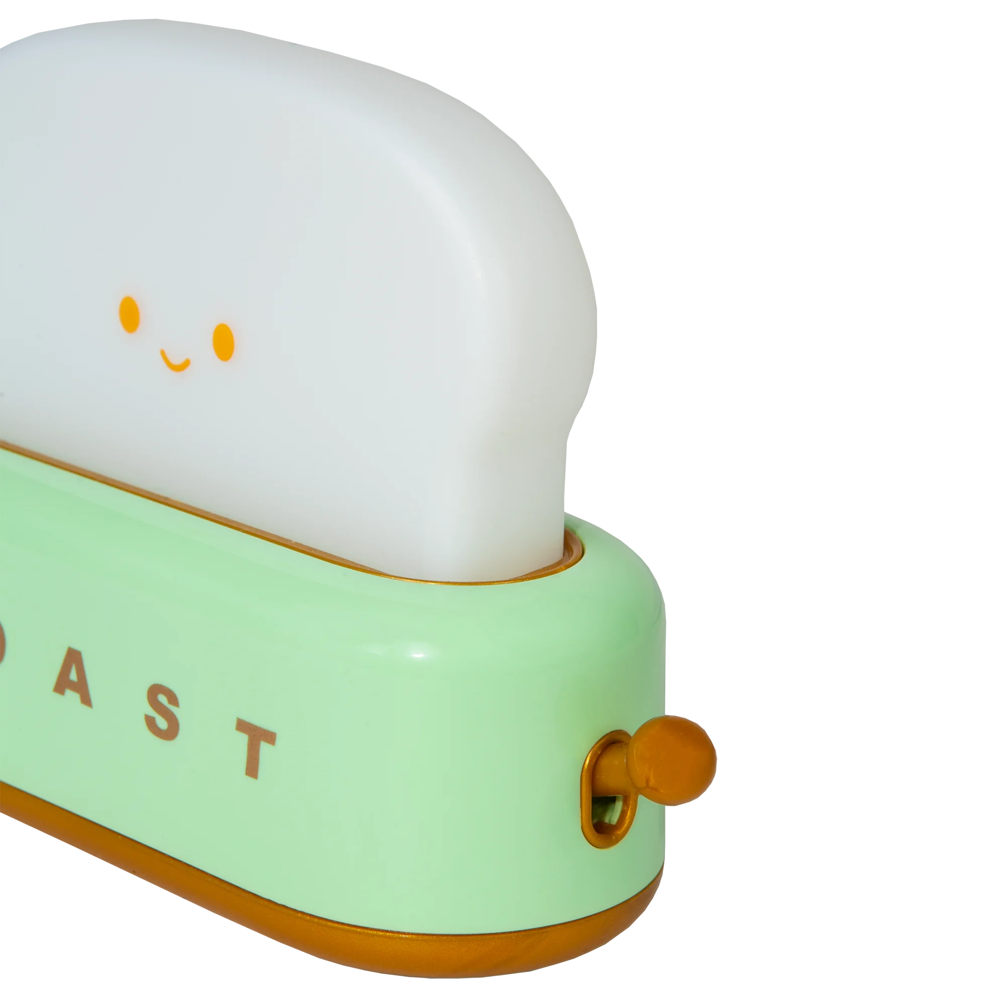 Зеленый светодиодный диммируемый детский ночник тостер GLANZEN RPD-0001-toaster-green