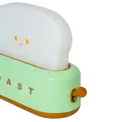Зеленый светодиодный диммируемый детский ночник тостер GLANZEN RPD-0001-toaster-green