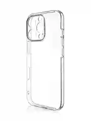 Прозрачный чехол для iPhone 16, Pro, Max, Plus силиконовый BROSCORP прозрачный с защитой камер