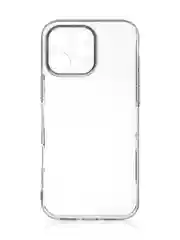 Прозрачный чехол для iPhone 16, Pro, Max, Plus силиконовый BROSCORP прозрачный с защитой камер