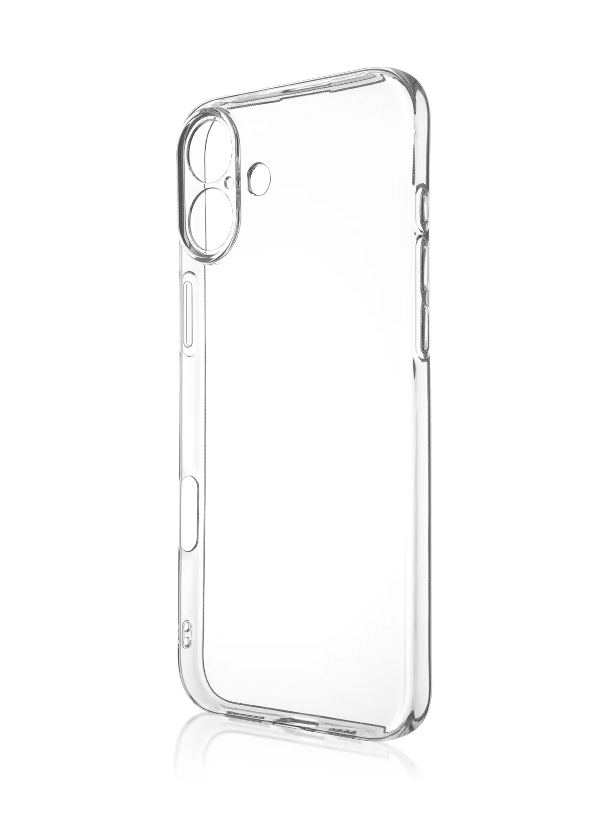 Прозрачный чехол для iPhone 16, Pro, Max, Plus силиконовый BROSCORP прозрачный с защитой камер
