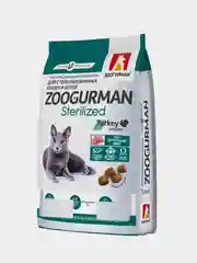 Сухой корм для кошек Zoogurman Sterilized, индейка, 1,5 кг