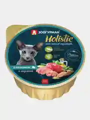 Влажный корм для кошек "Holistic" С кроликом и индейкой ламистер 100гр*20шт