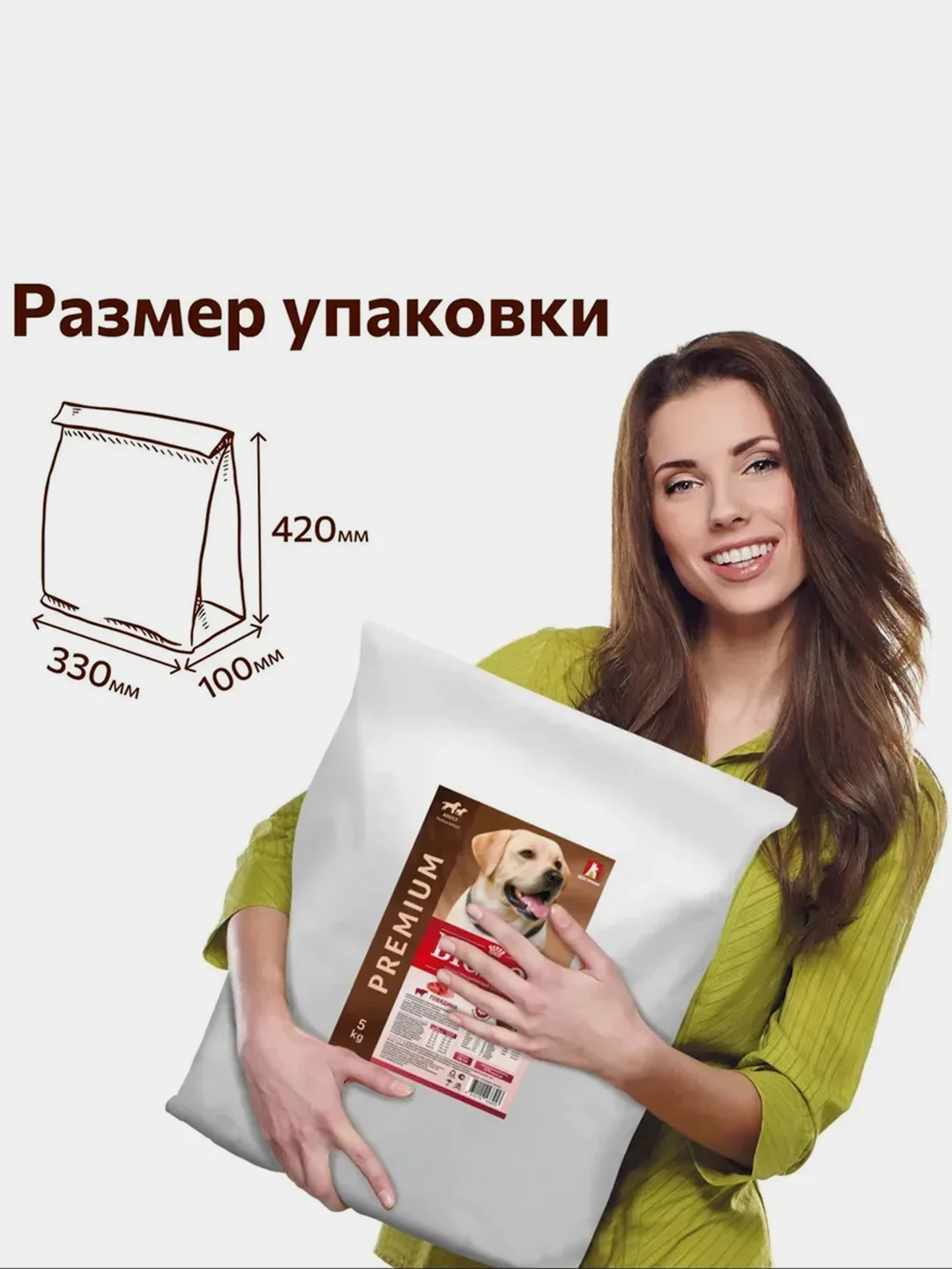 Полнорационный сухой корм Big Dog, говядина, 5 кг