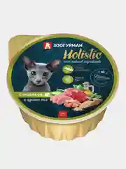 Влажный корм для кошек "Holistic" С индейкой и цукини MIX ламистер 100гр*20шт