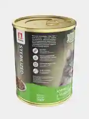 Влажный корм для кошек BIG CAT Sterilized Кусочки в желе, курица с индейкой, 350 г