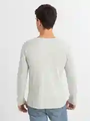 Мятный лонгслив мужской