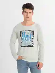 Мятный лонгслив мужской