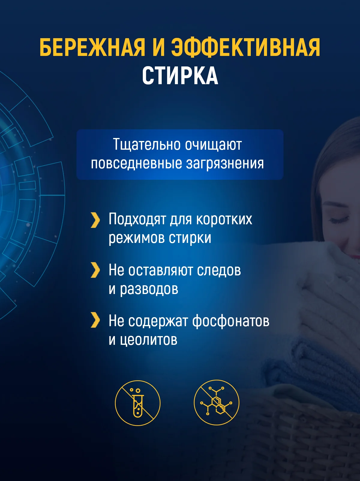 Капсулы для стирки 50 шт