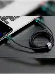 Кабель с быстрой зарядкой Type-C, iPhone, 3A Avimax, USB3.0, хомут на липучке