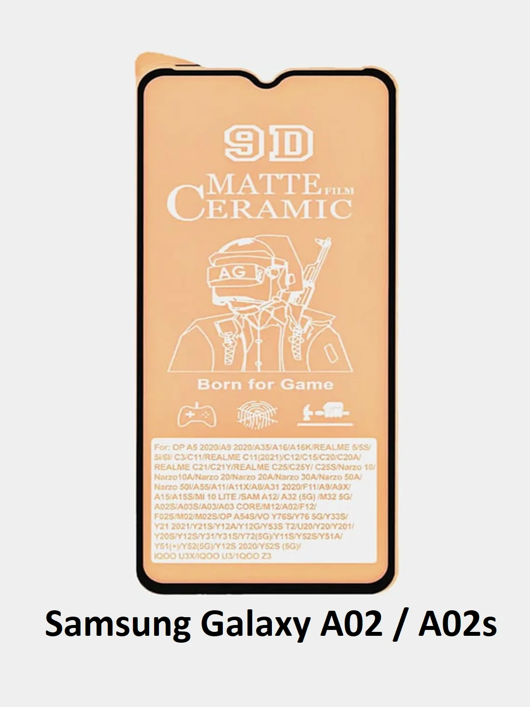 Защитное стекло Samsung A54, A24, A34, A12, A13, A14, A22, A32, A10,A02,A03 матовое гибкое