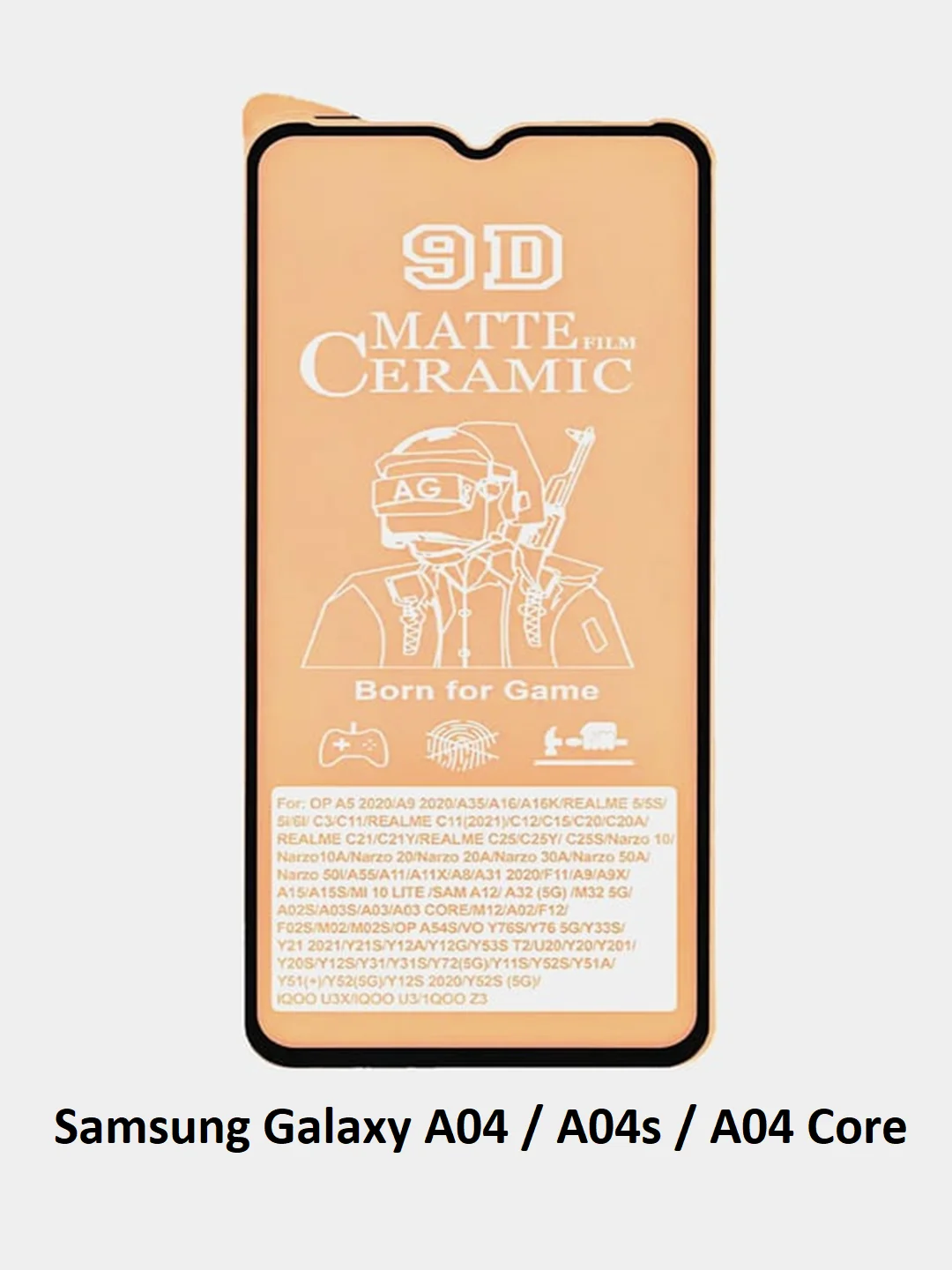 Защитное стекло Samsung A54, A24, A34, A12, A13, A14, A22, A32, A10,A02,A03 матовое гибкое
