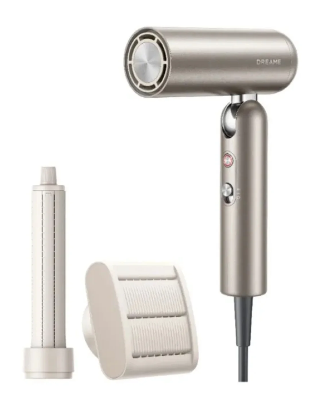 Фен для волос Dreame Pocket High-speed Hair Dryer Titanium AHD51, 2 насадки