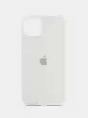 Белый чехол силиконовый Silicone Case iPhone 14 / 14 Plus / 14 Pro / 14 Pro Max, закрытый низ