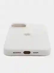 Белый чехол силиконовый Silicone Case iPhone 14 / 14 Plus / 14 Pro / 14 Pro Max, закрытый низ