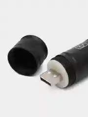 Фонарь ручной  карманный светодиодный, фонарик аккумуляторный с USB зарядкой от сети