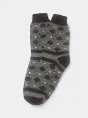 Шоколадный шерстяные носки с принтом, унисекс