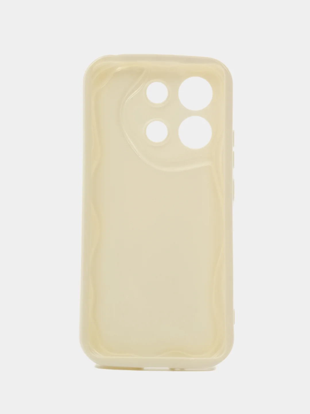 Молочный чехол для Xiaomi Redmi Note 13 4G (Сяоми Редми Ноут 13 4G) прозрачный противоударный