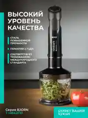 Блендер погружной Timberk T-HB42F10, 1800Вт, черный