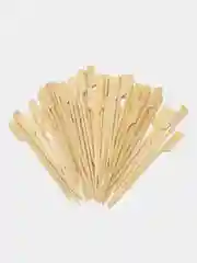 Белый шпажки для канапе, бамбуковые, 50 и 100 шт