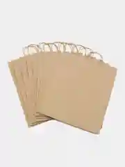 Пакет бумажный крафт 90 г/м, круглая ручка 24 х 14 х 33,5 см