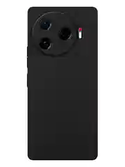 Прозрачный чехол для Tecno Camon 30 Pro 5G силиконовый BROSCORP матовый/ прозрачный с защитой камер