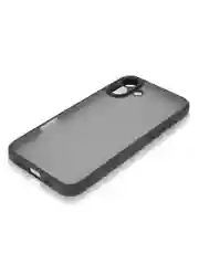 Прозрачный чехол для Apple iPhone 16 Plus пластиковый с силиконом ROSCO противоударный, защита камер