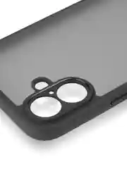 Прозрачный чехол для Apple iPhone 16 Plus пластиковый с силиконом ROSCO противоударный, защита камер