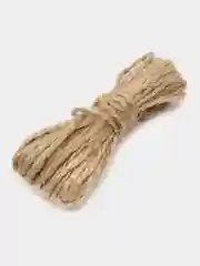 Бирка "Ручная работа, 100% Hand Made" 10 штук с джутовой веревкой в комплекте 5м из ХДФ