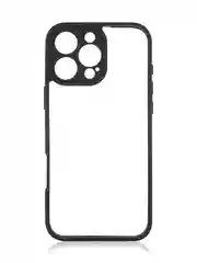 Прозрачный чехол для iPhone 16 Pro Max пластиковый + силикон ROSCO, противоударный, защита камер