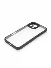 Прозрачный чехол для iPhone 16 Pro Max пластиковый + силикон ROSCO, противоударный, защита камер