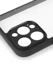 Прозрачный чехол для iPhone 16 Pro Max пластиковый + силикон ROSCO, противоударный, защита камер